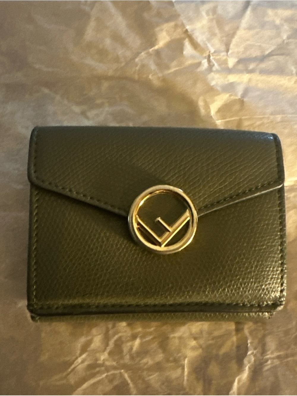 Fendi F is for Fendi Micro Leather Wallet and Card Case